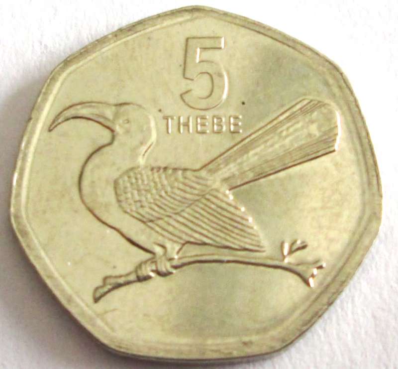 2013 Botswana 5 Thebe