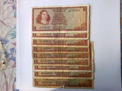 9 x R1 notes Rissik and de Jongh