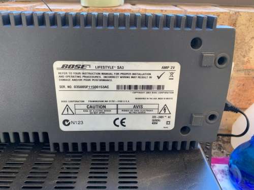 Bose Lifestyle SA-3 stereo amplifier, Remote and A Link Cable