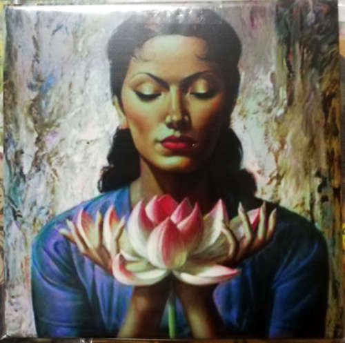CERAMIC TILE - TRETCHIKOFF -  LADY WITH LOTUS