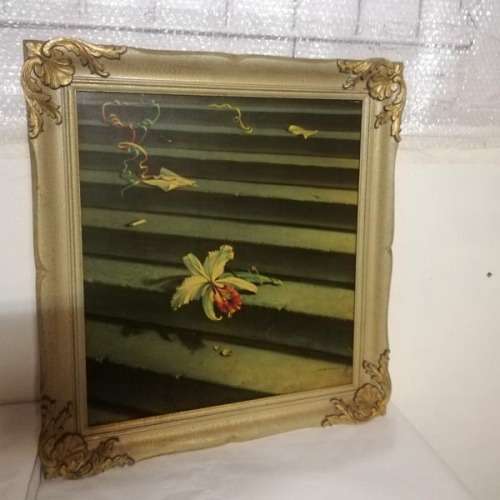 A LARGE Vintage TRETCHIKOFF Lost Orchid print in frame