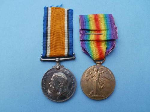 1914 1918 WAR MEDAL AND UNI VICTORY MEDAL . SPR W WILKINSON . ROYAL ENGINEERS . Y/BOOK 168 AND 170