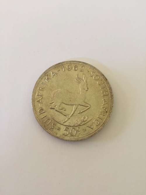 Silver 1962 UNC 50c