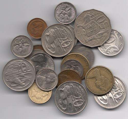 LOT WITH AUSTRALIAN COINS