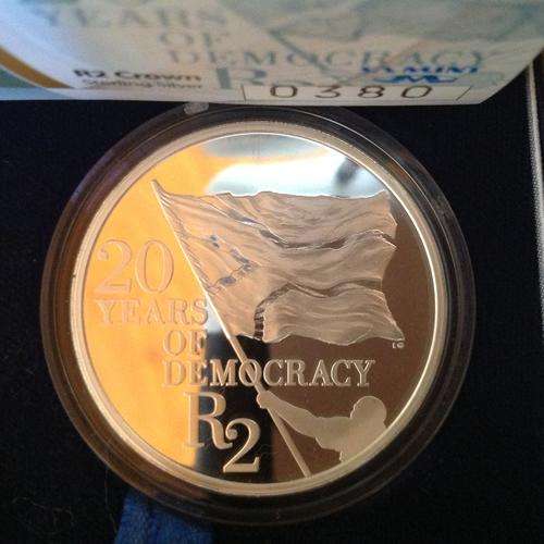 2014 R2 Silver Proof 20Yrs of Democracy
