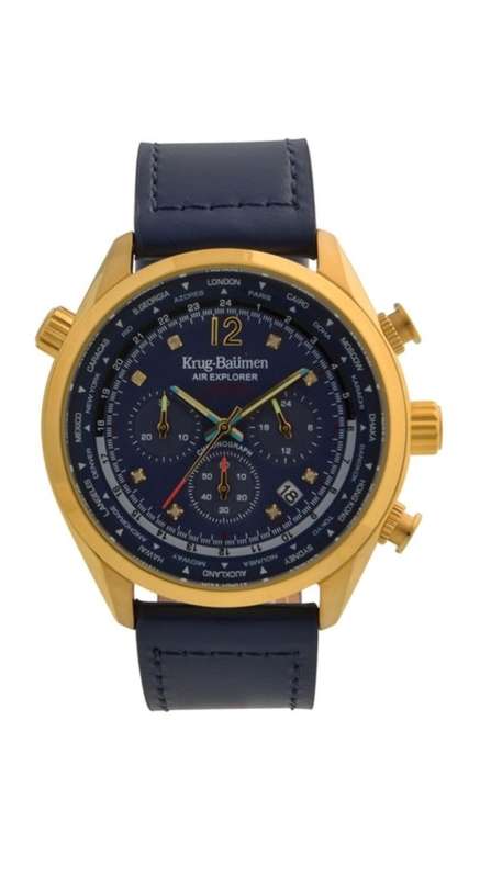 Only 500 made!!! Krug Baumen Men's Air Explorer Diamond Limited Edition Watch : £870 /R14, 975.00