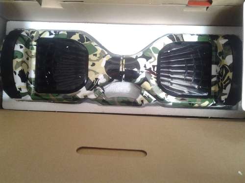 HOVERBOARD 6.5" WITH BLUETOOTH & LED LIGHTS-GREEN COMOUFLAGE & BLUE /KHAKI & GREY CAMOU COLORS ONLY!