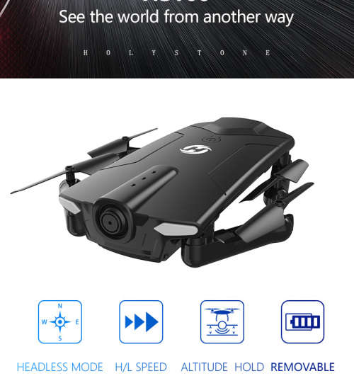 Holy stone hs160 shadow fpv rc drone with 720p hd on sale