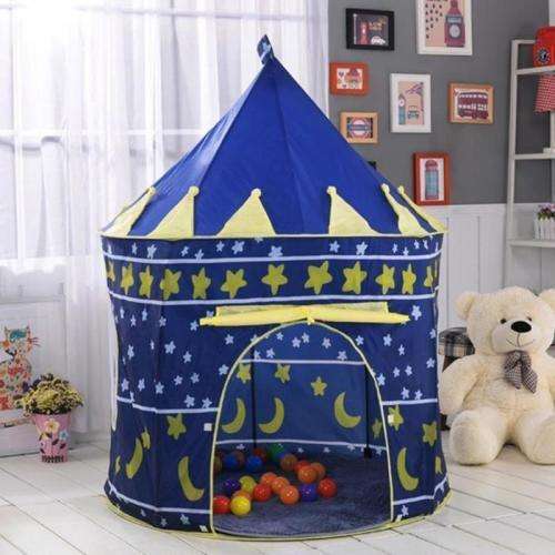 Kids Play Tent Portable Folding Castle Fairy Cubby Child House