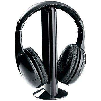 5 in 1 Wireless Headphones with FM Radio