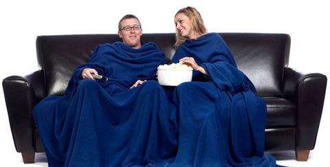 Snuggle Super Soft Fleece Blanket With Sleeves