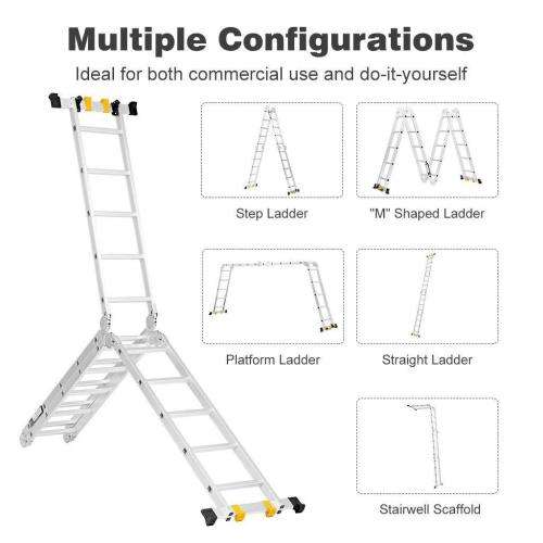 5.7M Aluminium Multi-Purpose Ladder-on Special this week only discounted to R3998!!