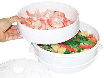 2 Tier Microwave Steamer