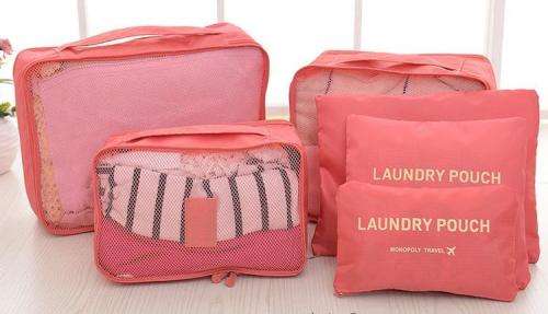 Travel Laundry Bag 6 Pcs Sets
