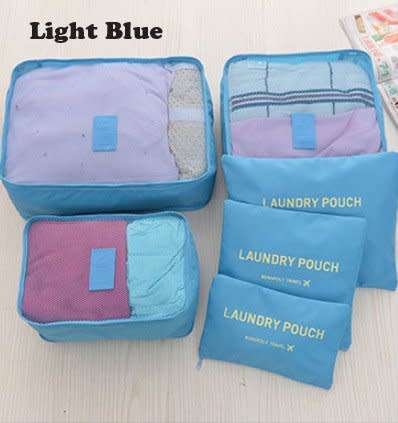 Travel Laundry Bag 6 Pcs Sets