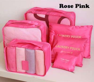 Travel Laundry Bag 6 Pcs Sets