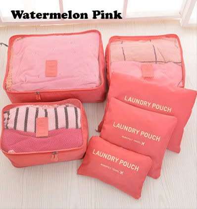 Travel Laundry Bag 6 Pcs Sets