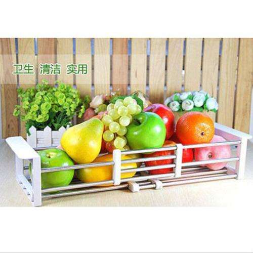 Telescopic Kitchen Sink Dish Drying Rack Insert Storage Organizer Tray