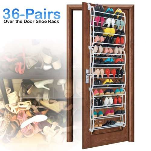 Over The Door Shoe Rack for 36 Pair