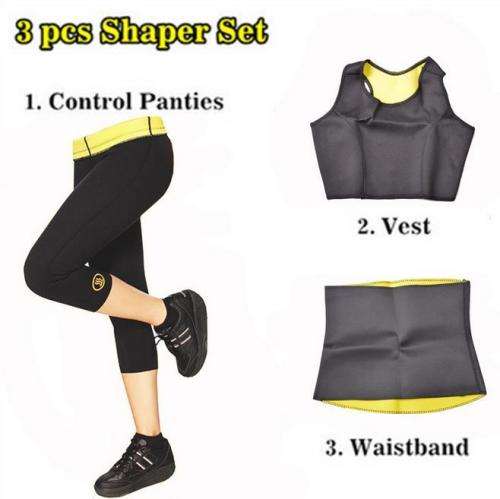 3 Pcs Hot Shaper Neoprene Slimming Set
