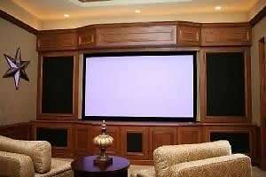 100 INCH 16:9 PVC FABRIC PROJECTOR SCREEN MATERIAL 4 HOME THEATRE CONFERENCE PRESENTATION