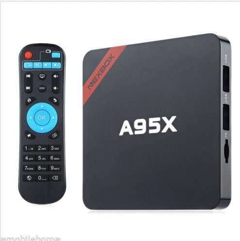NEXBOX A95X-B7N SMART TV BOX 4K S905X QUAD CORE 1GB + 8GB 2.0GHZ WIFI ANDROID
