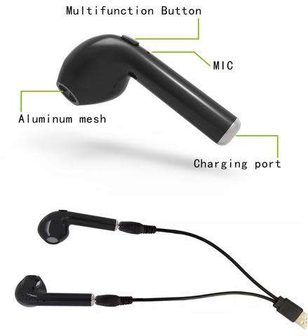 I7 TWS BLUTOOTH EARBUD