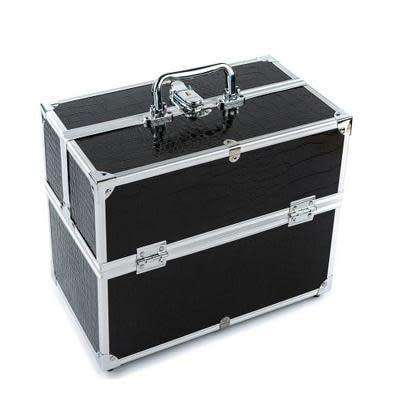 Train Case Makeup Brushes Cosmetic Organizer Box
