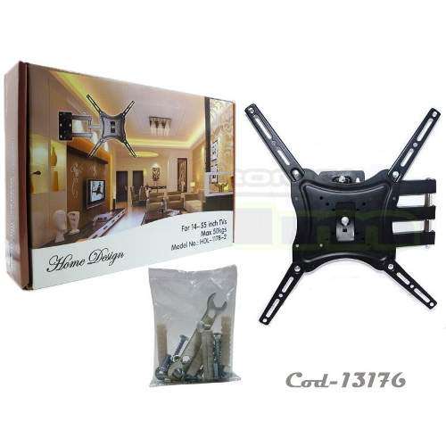HDL-117B-2 TILT AND SWIVEL TV WALL MOUNT BRACKET FOR FLAT AND CURVED TV¿S