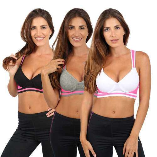 PACK OF SIX WOMEN'S SPORTS BRAS