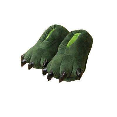 ADULT DINOSAUR SLIPPERS
