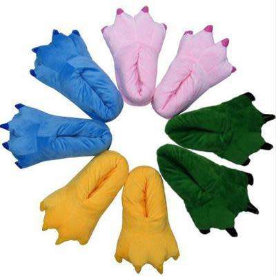 ADULT DINOSAUR SLIPPERS