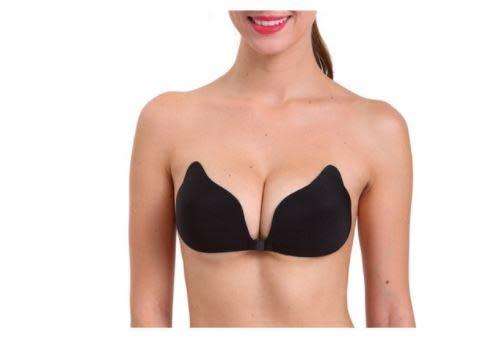 CLIP-ON ADHESIVE INVISIBLE PUSH-UP REUSABLE BUTTERFLY BRA