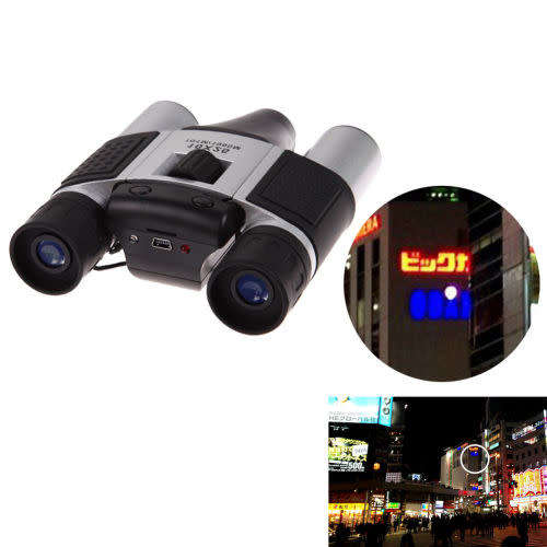 10X 25 CMOS DIGITAL TELESCOPE CAMERA VIDEO RECORDING BINOCULARS TF CARD
