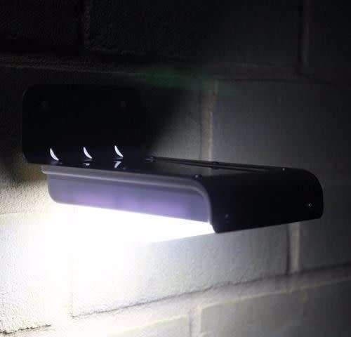 16 LED SOLAR POWER GARDEN SECURITY LAMP OUTDOOR WATERPROOF