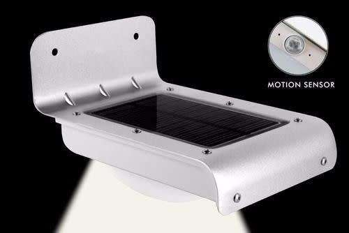 16 LED SOLAR POWER GARDEN SECURITY LAMP OUTDOOR WATERPROOF