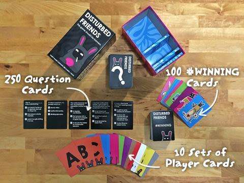 DISTURBED FRIENDS CARD GAME