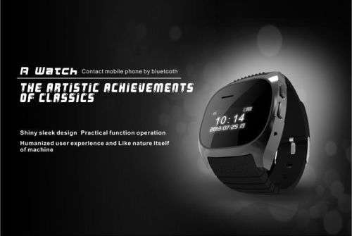 R-WATCH M18 LCD BLUETOOTH SMART WRIST WATCH FOR SMARTPHONE CALLS IOS ANDROID OS