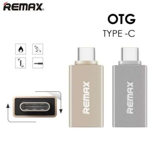 REMAX USB-C 3.1 TYPE C TO USB 3.0 OTG METAL ADAPTER CONVERTER OTG DATA SYNC CHARGER HUB FOR MACBOOK