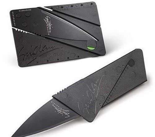 Credit Card Shaped Folding Tactical Knife
