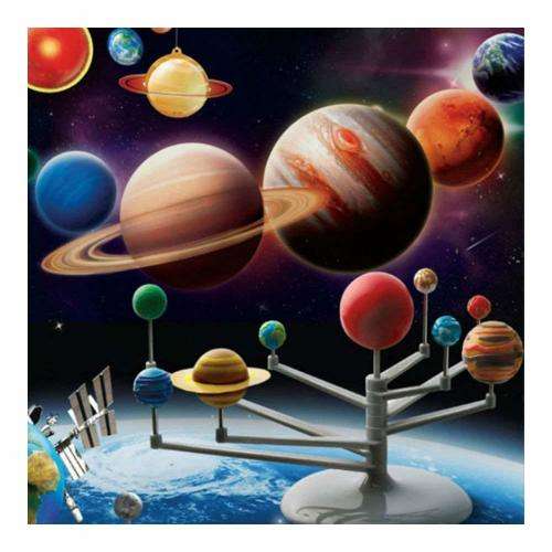 PLANETARIUM DIY SOLAR SYSTEM MODEL KIT ASTRONOMY SCIENCE PROJECT KIDS TOY GIFT