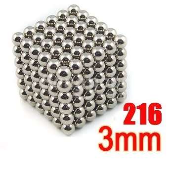 NEODYMIUM MAGNETS 3MM  216 PCS MAGNETIC BALLS