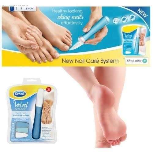SCHOLL VELVET SMOOTH ELECTRIC NAIL CARE SYSTEM