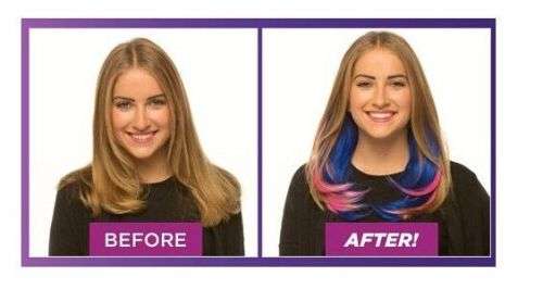 SECRET COLOR HEADBAND HAIR EXTENSIONS