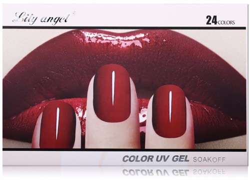 SOAK OFF LILY ANGEL 24 COLORS UV GEL KIT