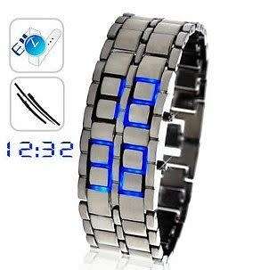 LED METAL FACELESS WATCH  SAMURAI WATCH