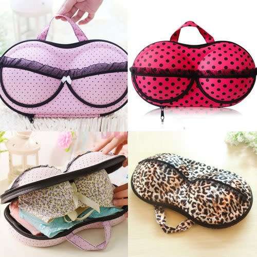 CONTAINER UNDERWEAR CASE TRAVEL PORTABLE STORAGE BAG BOX PROTECT BRA ORGANIZER