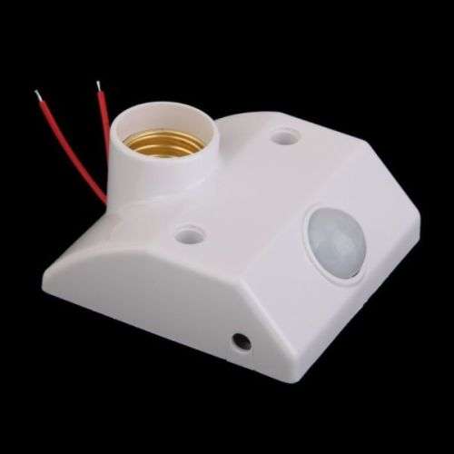 E27 SOCKET PIR AUTO HUMAN MOTION SENSOR INFRARED DETECTOR BULB BASE HOLDER