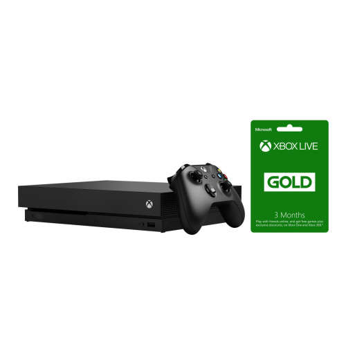 XBOX ONE X 1TB Console + 3 Month Live Gold