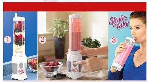 SHAKE N TAKE  ON THE GO BLENDER FOR THE SPORTSMAN